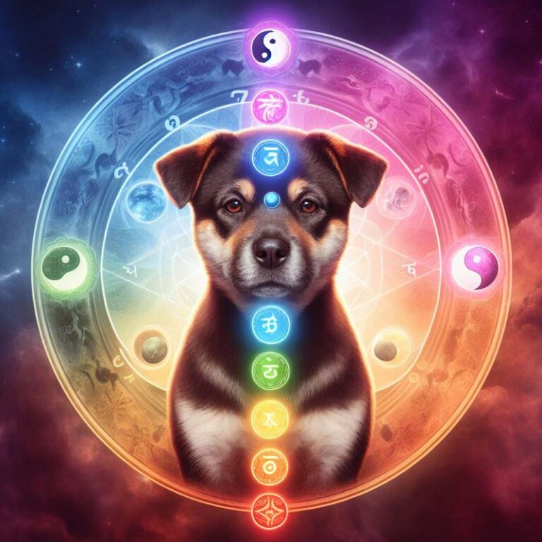 Chakra's bij honden Feniks hondentherapie